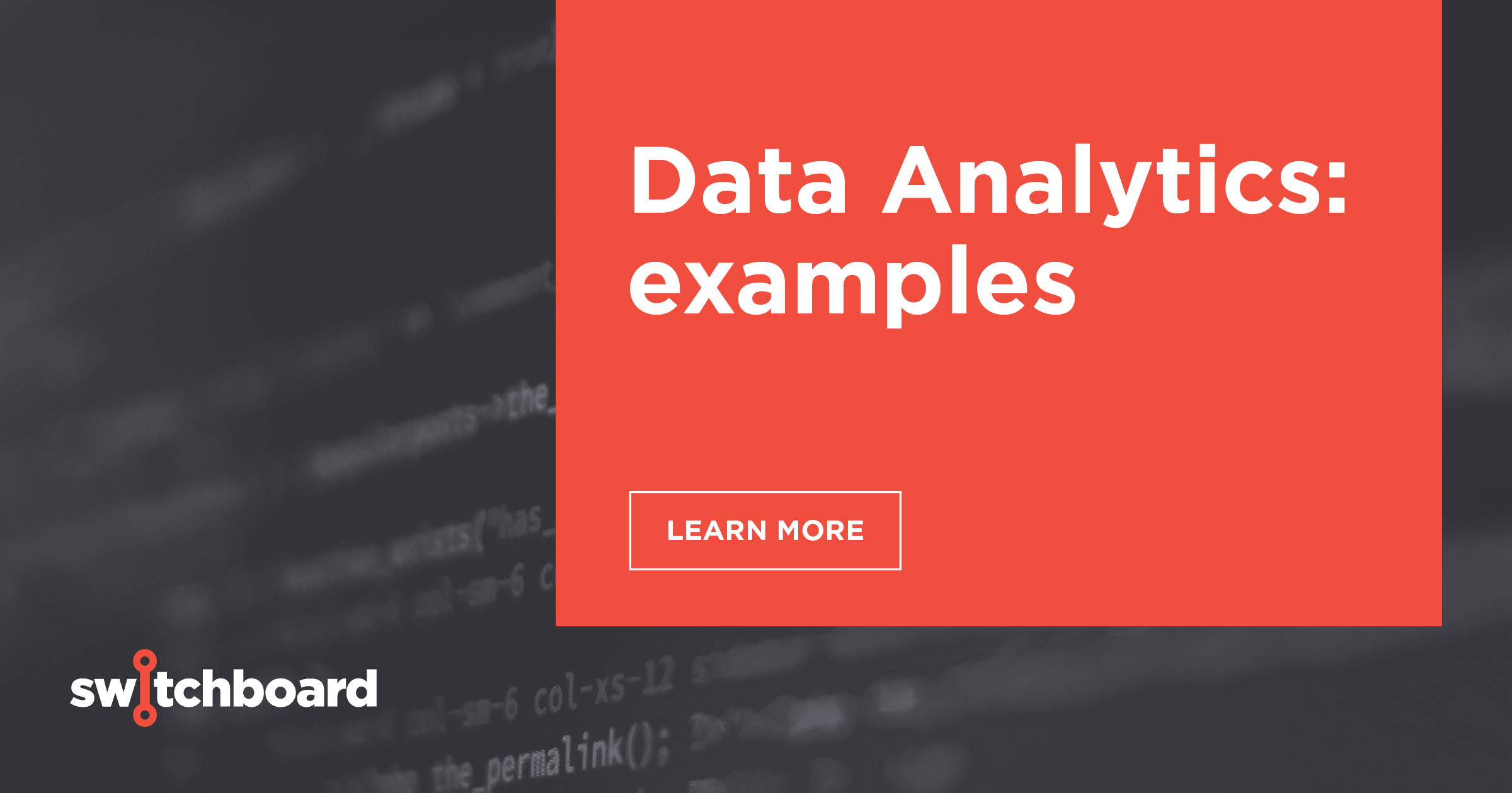 Delving into data analytics - Switchboard Software