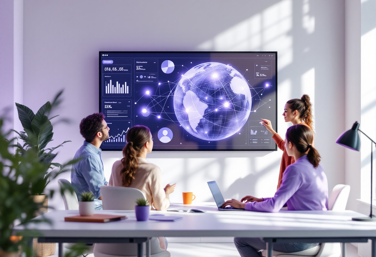 Global data network and attribution flow