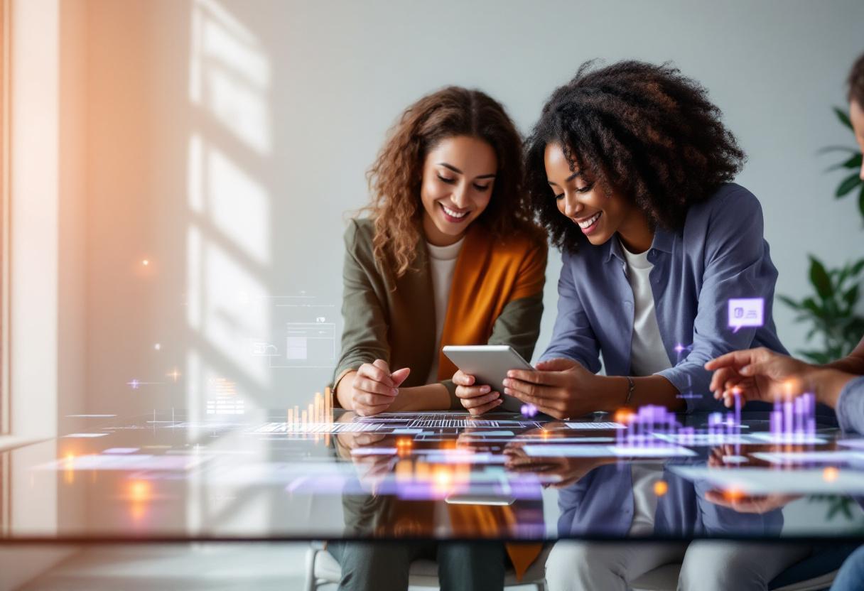 Data democratization benefits illustration